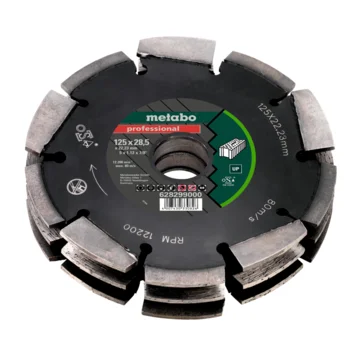 Metabo Disco de fresado de diamante 3, 125x28,5x22,23mm, "professional", "UP", Universal (628299000) · 628299000