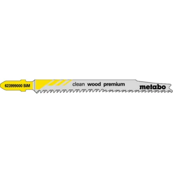 Metabo 5 hojas para sierra de calar "clean wood premium" 93/ 2,2 mm (623999000) · 623999000