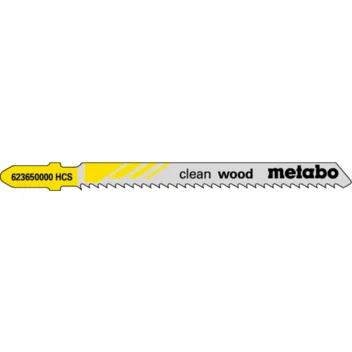 Metabo 5 hojas para sierra de calar "clean wood" 74/ 2,5 mm (623650000) · 623650000