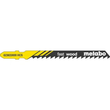 Metabo 5 hojas para sierra de calar "fast wood" 74/ 4,0 mm (623633000) · 623633000