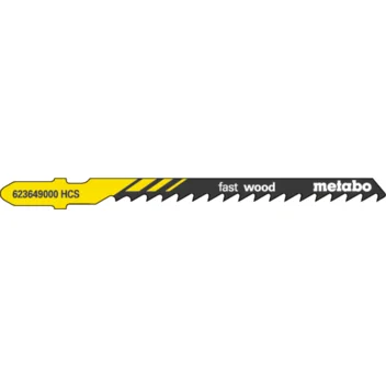 Metabo 25 hojas para sierra de calar "fast wood" 74/ 4,0 mm (623607000) · 623607000