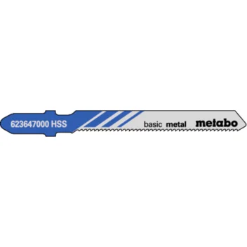 Metabo 5 hojas para sierra de calar "basic metal" 51/ 1,2 mm (623647000) · 623647000