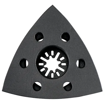 Metabo Placa de rectificación triangular 93 mm MT con enganche con tejido autoadherente (626421000) · 626421000