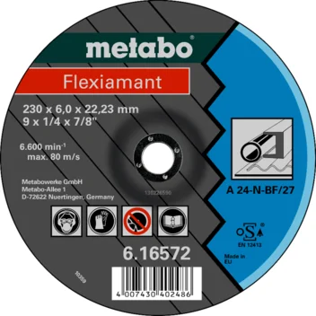 Metabo Flexiamant 150x6,0x22,23 acero, SF 27 (616554000) · 616554000