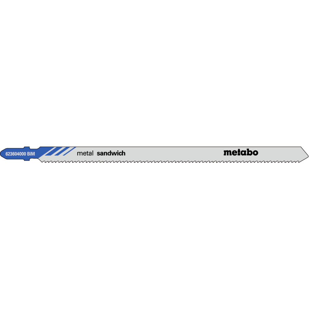 Lot De 2 Lames De Scie Sauteuse Pour Métal - HSS, Denture 2 Mm, Coupe Aluminium, Tôle, Tubes Jusqu'à 65 Mm