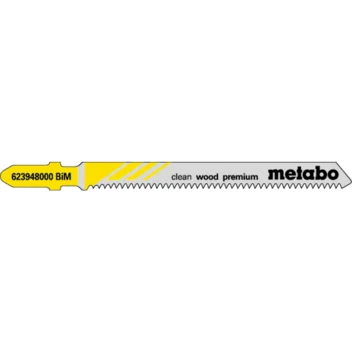 Metabo 5 hojas para sierra de calar "clean wood premium" 74/ 1,7 mm (623948000) · 623948000