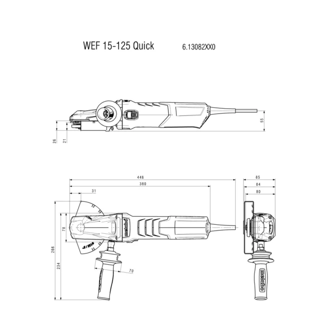 Metabo WEF 15-125 QUICK
