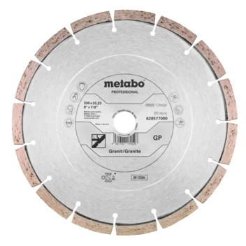 Metabo Disco de cortar de diamante 230x22,23mm, "GP", Granit "professional" (628577000) · 628577000