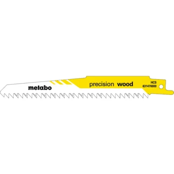 Metabo 5 hojas para sierras de sable "precision wood" 150 x 1,25 mm (631470000) · 631470000