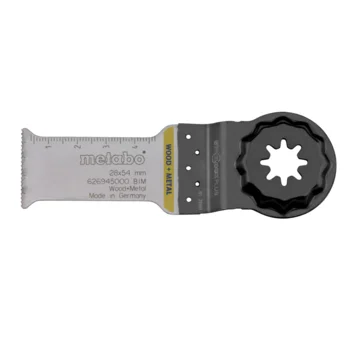 Metabo Hoja para sierra de inmersión "Starlock Plus" madera+metal, BiM, 28 x 54 mm (626945000) · 626945000