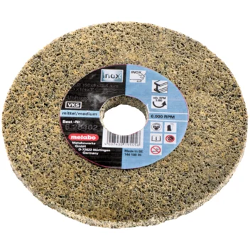Metabo Discos abrasivos compactos de vellón Unitizados, basto, 125x6x22,23 mm, amoladoras angulares (626482000) · 626482000