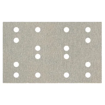 Metabo Hojas de lijar adhesivas 80 x 133 mm, P 40, 16 agujeros, con enganche con tejido autoadherente (SRA) (635197000) · 635197000