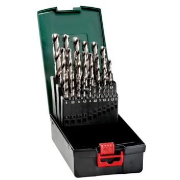 Metabo Estuche de brocas HSS-G, 25 piezas (627098000) · 627098000
