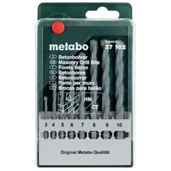 Metabo Estuche de brocas para hormigón classic, 8 piezas (627182000) · 627182000
